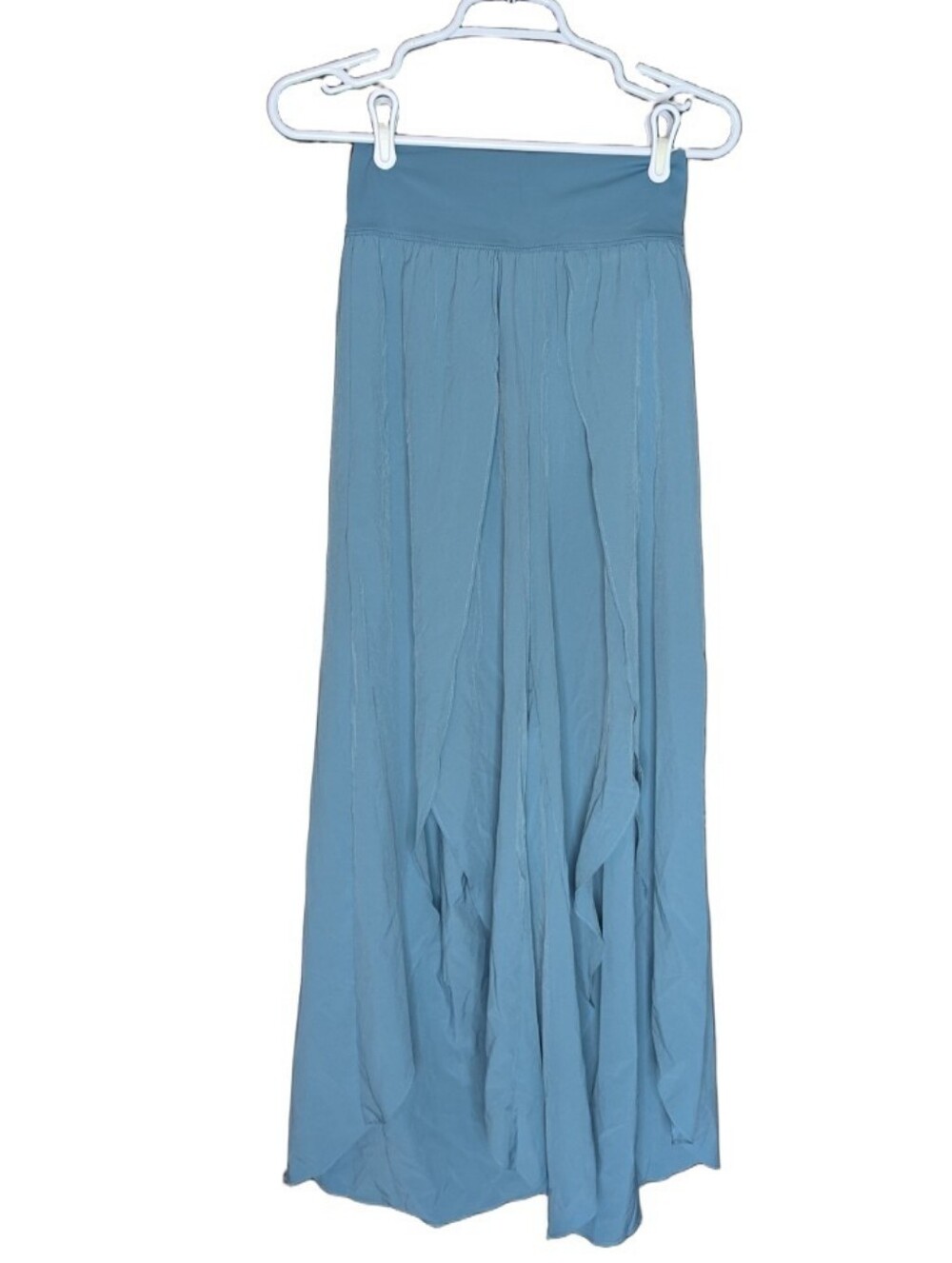 Halara Woman Breezeful High Waisted Palazzo Wide Leg Pants Stone Blue Size Small